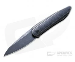WE Knives 2010D Black Void Opus Black Stonewashed 20CV G10 Black Titanium Front Flipper