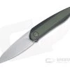 WE Knives Black Void Opus Stonewashed 20CV Green G10 Titanium Front Flipper 2010V-2 -Outlet Flippers Store 2010v 2 1