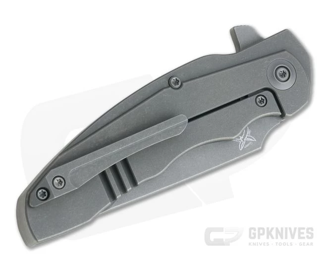 WE Knives Skreech Gray Stonewashed 20CV Gray Titanium Frame Lock Flipper 2014B 4 WE Knives Skreech Gray Stonewashed 20CV Gray Titanium Frame Lock Flipper 2014B - Image 2