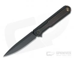 WE Knives Peer Ostap Hel Black Stonewashed 20CV Copper Black Titanium Flipper 2015F