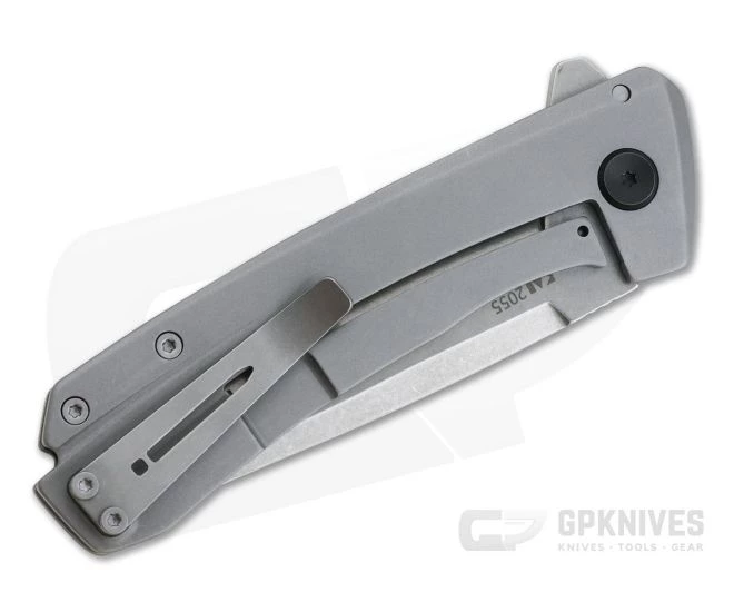 Kershaw Comeback Stonewashed Drop Point KVT Frame Lock Flipper 2055 4 Kershaw Comeback Stonewashed Drop Point KVT Frame Lock Flipper 2055 - Image 2