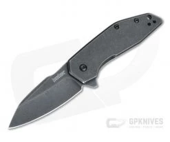 Kershaw Gravel BlackWash Reverse Tanto Assisted Frame Lock Flipper 2065