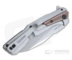 Kershaw Endgame Stonewashed D2 Bronze PVD Overlaid KVT Stainless Frame Lock Flipper 2095 6 Kershaw Endgame Stonewashed D2 Bronze PVD Overlaid KVT Stainless Frame Lock Flipper 2095 -Outlet Flippers Store 2095 2 2