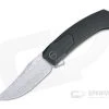 WE Knives X Brzeski Shuddan Flipper Damasteel Black Titanium Folder WE21015-DS1 -Outlet Flippers Store 21015 ds1 1