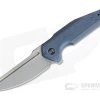 WE Knives Starhawk Flipper Blasted 20CV Stonewashed Blue Titanium Folder WE21017-4 -Outlet Flippers Store 21017 4 1 1