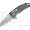Hogue X1 MicroFlip Tumbled Wharncliffe Gray Aluminum Button Lock Flipper 24162 1 Hogue X1 MicroFlip Tumbled Wharncliffe Gray Aluminum Button Lock Flipper 24162 -Outlet Flippers Store 24162 1