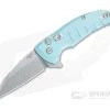 Hogue X1 MicroFlip Tumbled Wharncliffe Aquamarine Aluminum Button Lock Flipper 24163 2 Hogue X1 MicroFlip Tumbled Wharncliffe Aquamarine Aluminum Button Lock Flipper 24163 -Outlet Flippers Store 24163 1