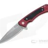 Case Marilla Drop Point S35VN Red Aluminum Frame Lock Flipper 25881