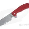 Gerber Asada Stonewashed Cleaver Red Aluminum Frame Lock Flipper 30-001805