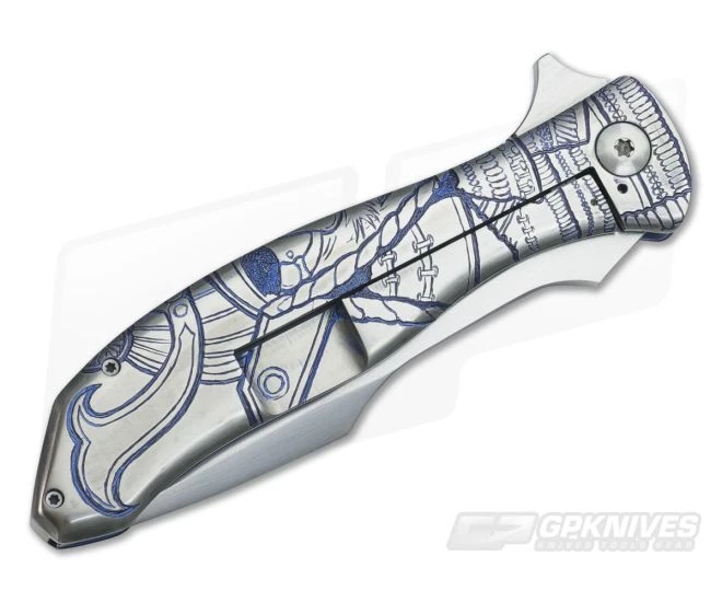 Alan Folts Custom Carved Dragon Bolo Flipper 4 Alan Folts Custom Carved Dragon Bolo Flipper - Image 2