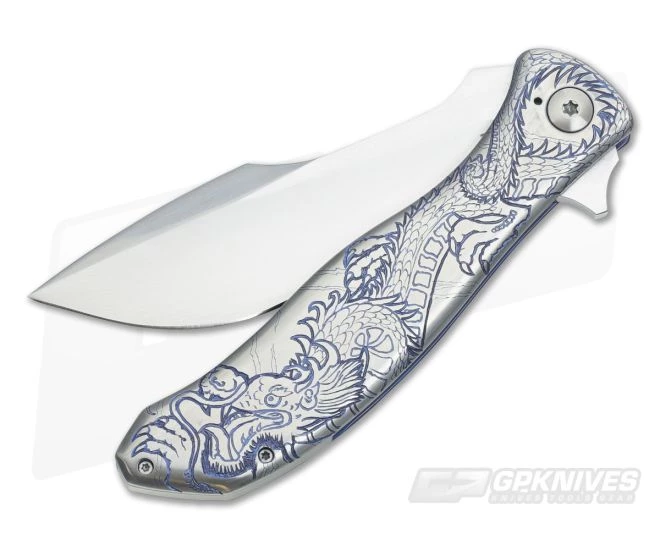 Alan Folts Custom Carved Dragon Bolo Flipper 6 Alan Folts Custom Carved Dragon Bolo Flipper - Image 4