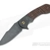 Steven Kelly Synergy Flipper Koa Wood and Damascus -Outlet Flippers Store 3210 1