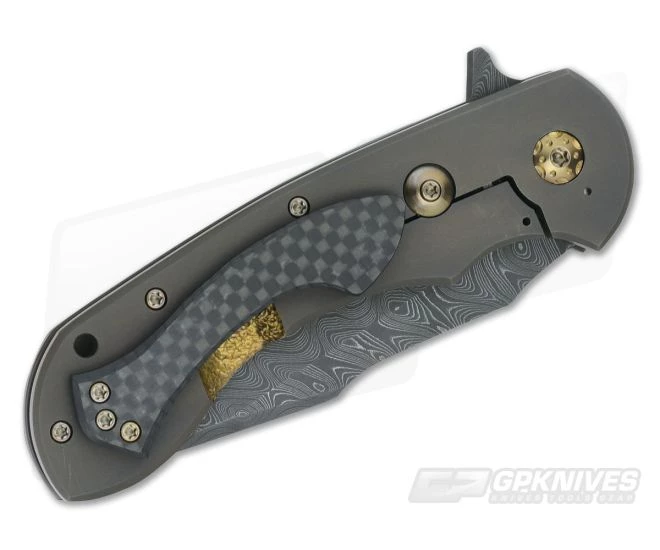 Steven Kelly Synergy Flipper Koa Wood and Damascus 4 Steven Kelly Synergy Flipper Koa Wood and Damascus - Image 2