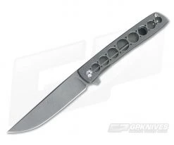 Brad Zinker Custom Urban Trapper Titanium Stonewashed FLF 3022