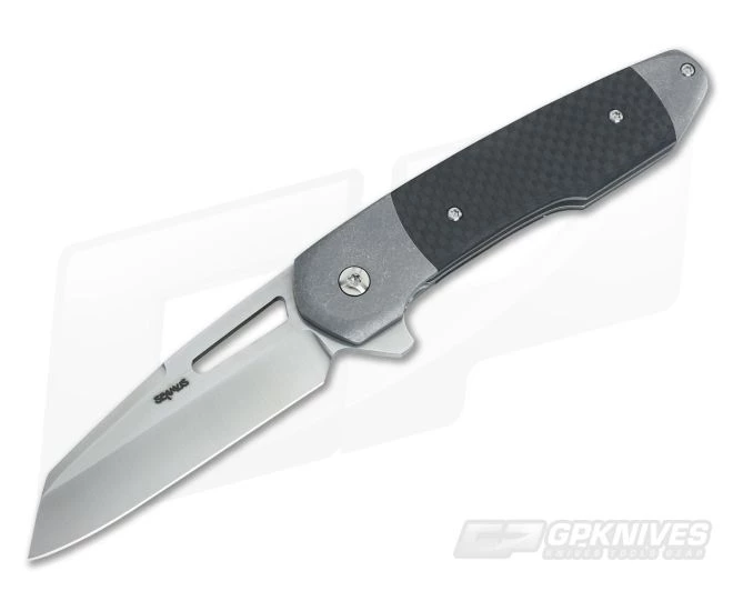 Seamus Knives Custom MC Flipper Crossover Carbon Fiber 3 Seamus Knives Custom MC Flipper Crossover Carbon Fiber