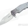 Randy Doucette Artillery Silver Twill Satin CPM-S35VN -Outlet Flippers Store 3312 1 1