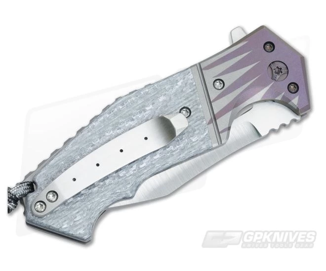 Randy Doucette Artillery Silver Twill Satin CPM-S35VN 4 Randy Doucette Artillery Silver Twill Satin CPM-S35VN - Image 2