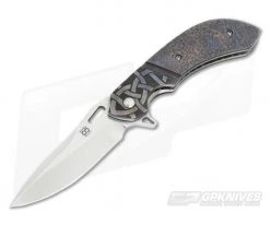 Olamic Cutlery Wayfarer Compact Flipper Celtic Carved Copper