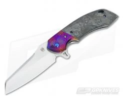 Olamic Cutlery Wayfarer CarbonFire with Sheepscliffe Blade