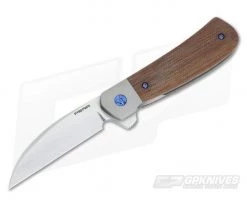 Enrique Pena Custom Wharncliffe Flipper Natural Micarta
