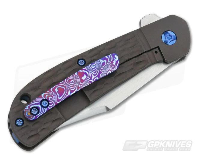 Enrique Pena Custom Lanny's Clip Flipper Jigged Titanium 4 Enrique Pena Custom Lanny's Clip Flipper Jigged Titanium - Image 2