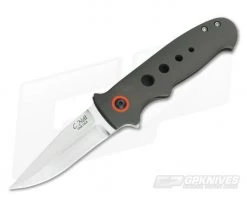 Chad Nell New York Flipper Titanium w/Orange G10 Accents