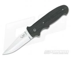Chad Nell New York Flipper Black Linen Micarta