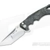 Brian Tighe 3.75" Custom Tighe Fighter Brass Weave Carbon Fiber S90V San Mai -Outlet Flippers Store 3399