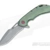 Olamic Cutlery Wayfarer 247H Kinetic Rainforest Harpoon Stonewashed M390 Flipper -Outlet Flippers Store 3433 1