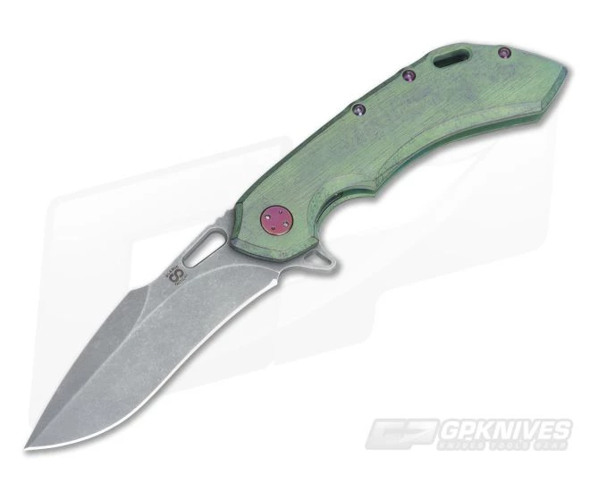 Olamic Cutlery Wayfarer 247H Kinetic Rainforest Harpoon Stonewashed M390 Flipper 3 Olamic Cutlery Wayfarer 247H Kinetic Rainforest Harpoon Stonewashed M390 Flipper