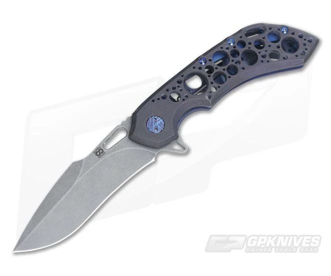 Olamic Cutlery Wayfarer 247H Kinetic Ocean Acid Rain Harpoon Stonewashed M390 Flipper 3 Olamic Cutlery Wayfarer 247H Kinetic Ocean Acid Rain Harpoon Stonewashed M390 Flipper