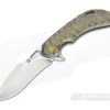 Olamic Cutlery Wayfarer 247H Scalloped Bronze Stonewash Harpoon Satin M390 Flipper -Outlet Flippers Store 3437 1