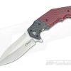 Randy Doucette Interceptor Red C-Tek and Carbon Fiber M390 Flipper 1 Randy Doucette Interceptor Red C-Tek and Carbon Fiber M390 Flipper -Outlet Flippers Store 3438 1