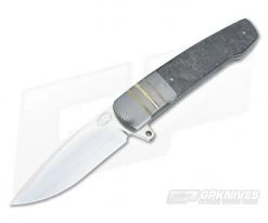 Herucus Blomerus LL 07 Marble Carbon Fiber and Zirconium Liner Lock Folder