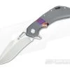 Olamic Cutlery Wayfarer 247H TiMascus Satin Harpoon M390 Flipper