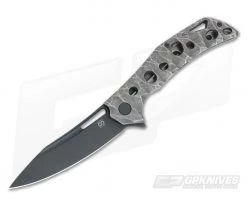 Olamic Cutlery Swish Flipper Funky Holes Sea Bed Titanium PVD Elmax