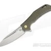 Olamic Cutlery Swish Flipper Bronze Crater Titanium Satin Elmax
