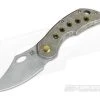 Olamic Cutlery Busker Semper 5 Hole Bronze Stonewash M390 Top Flipper -Outlet Flippers Store 3560 1 2