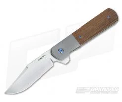 Enrique Pena Custom Barlow Clip Point Flipper Natural Micarta 3564