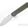 Enrique Pena Custom Barlow Clip Point Flipper Green Micarta 2 Enrique Pena Custom Barlow Clip Point Flipper Green Micarta -Outlet Flippers Store 3566 1