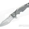 Brian Tighe Custom Tighe Breaker Satin RWL34 Recurve Integral Titanium Flipper 3665 -Outlet Flippers Store 3665 1