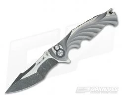 Brian Tighe Custom Tighe Breaker Large Two-Tone RWL34 Recurve Integral Titanium Flipper 3669
