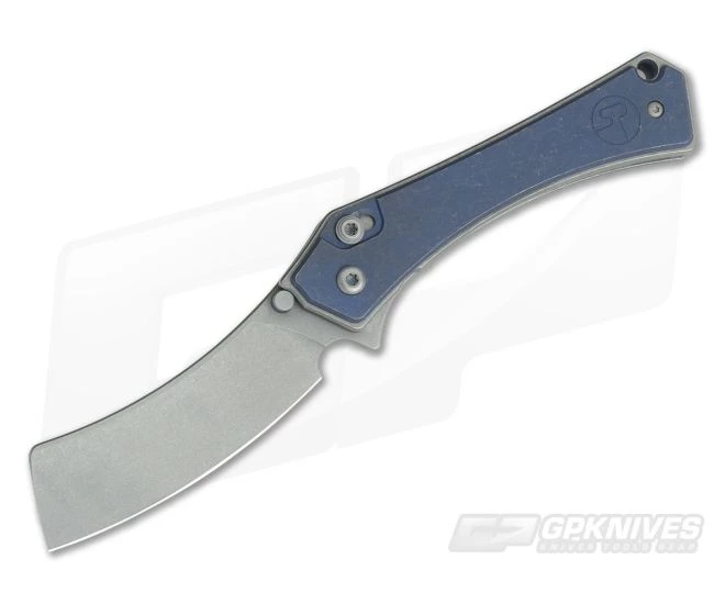 Serge Panchenko G&G Hawk Orbit CTS-204P Blue Titanium Top Flipper 3670 3 Serge Panchenko G&G Hawk Orbit CTS-204P Blue Titanium Top Flipper 3670