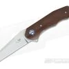Chad Nell Custom MB-1 Wharncliffe Canvas Micarta Amoeba Timascus XHP Flipper -Outlet Flippers Store 3695 1