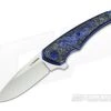 Les Voorhies Simplex Flipper Shred Carbon Fiber Blue Kirinite CPM S35VN 2 Les Voorhies Simplex Flipper Shred Carbon Fiber Blue Kirinite CPM S35VN -Outlet Flippers Store 3773