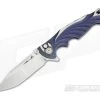 Brian Tighe Custom Tighe Breaker Satin RWL-34 Integral Blue Titanium Flipper 3786 2 Brian Tighe Custom Tighe Breaker Satin RWL-34 Integral Blue Titanium Flipper 3786 -Outlet Flippers Store 3786