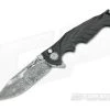 Brian Tighe Custom Tighe Breaker Damasteel Integral Carbon Fiber Flipper 3787