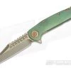 Marfione Custom Warhound Flipper Bronze M390 Antique Green Titanium #014 1 Marfione Custom Warhound Flipper Bronze M390 Antique Green Titanium #014 -Outlet Flippers Store 3794