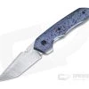 Chad Nell Custom Gent UDT Björkmans Twist Damasteel Kraken Black Timascus Flipper -Outlet Flippers Store 3964 1