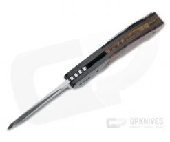 Greg Lightfoot Custom Full Contact Fighter FCF Zirconium Bolstered Iron Wood CPM-154 -Outlet Flippers Store 3966 3